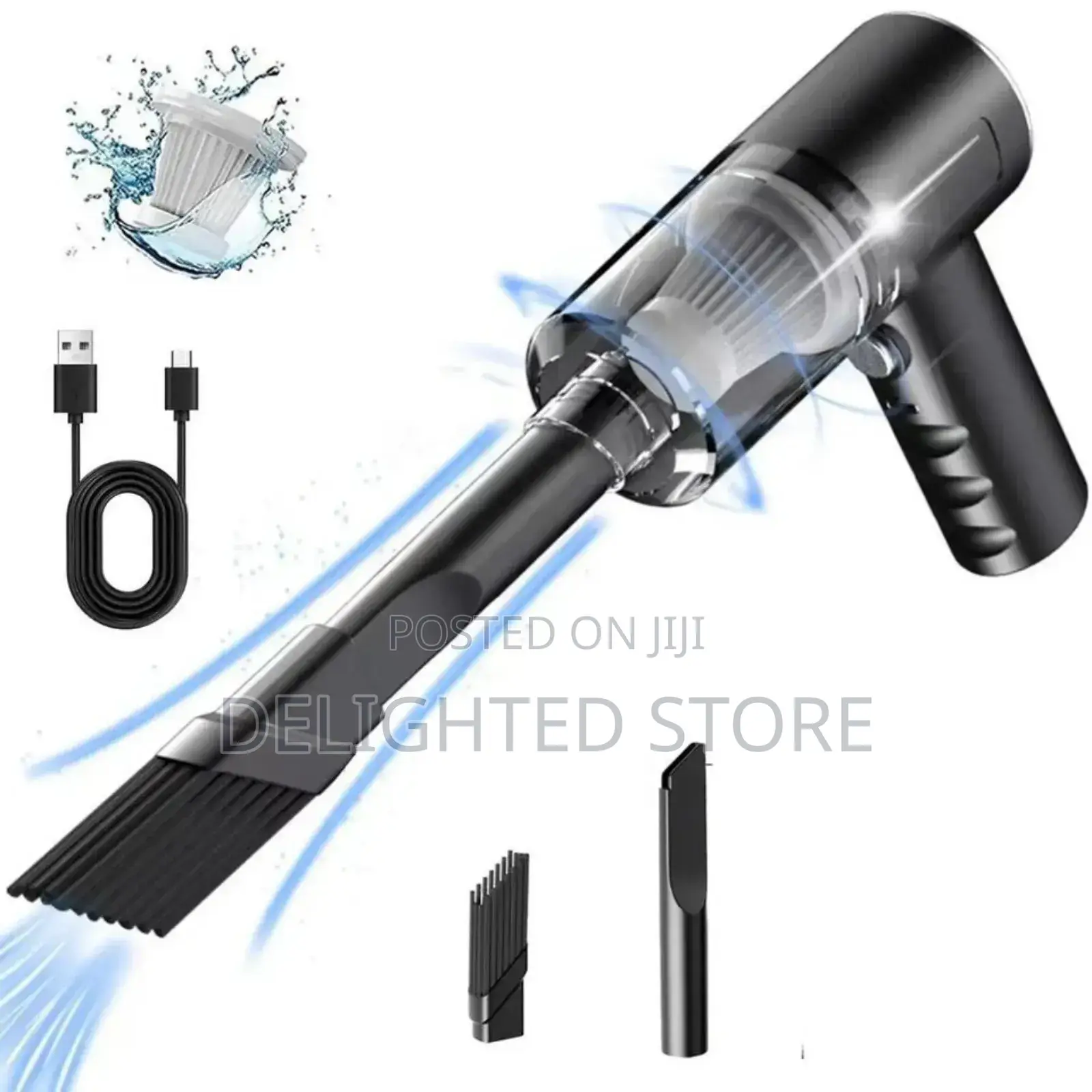 3in1 Rechargeable (Wireless) Car/Home Vacuum Cleaner