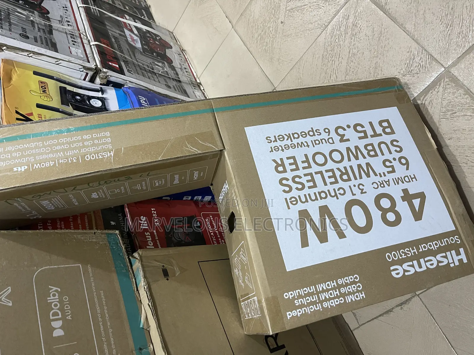 Brand New Hisense 480wat Sound Bar Sound System