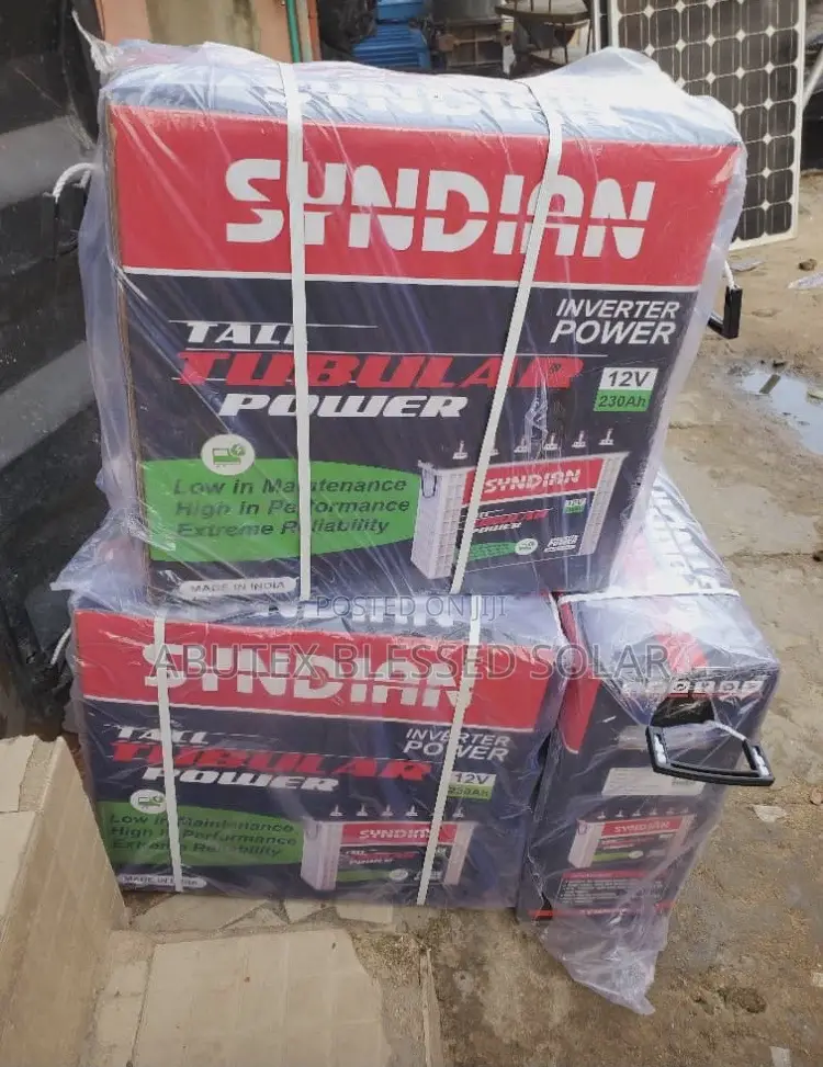 230ah 12v Syndian Tall Tubular Power Battery