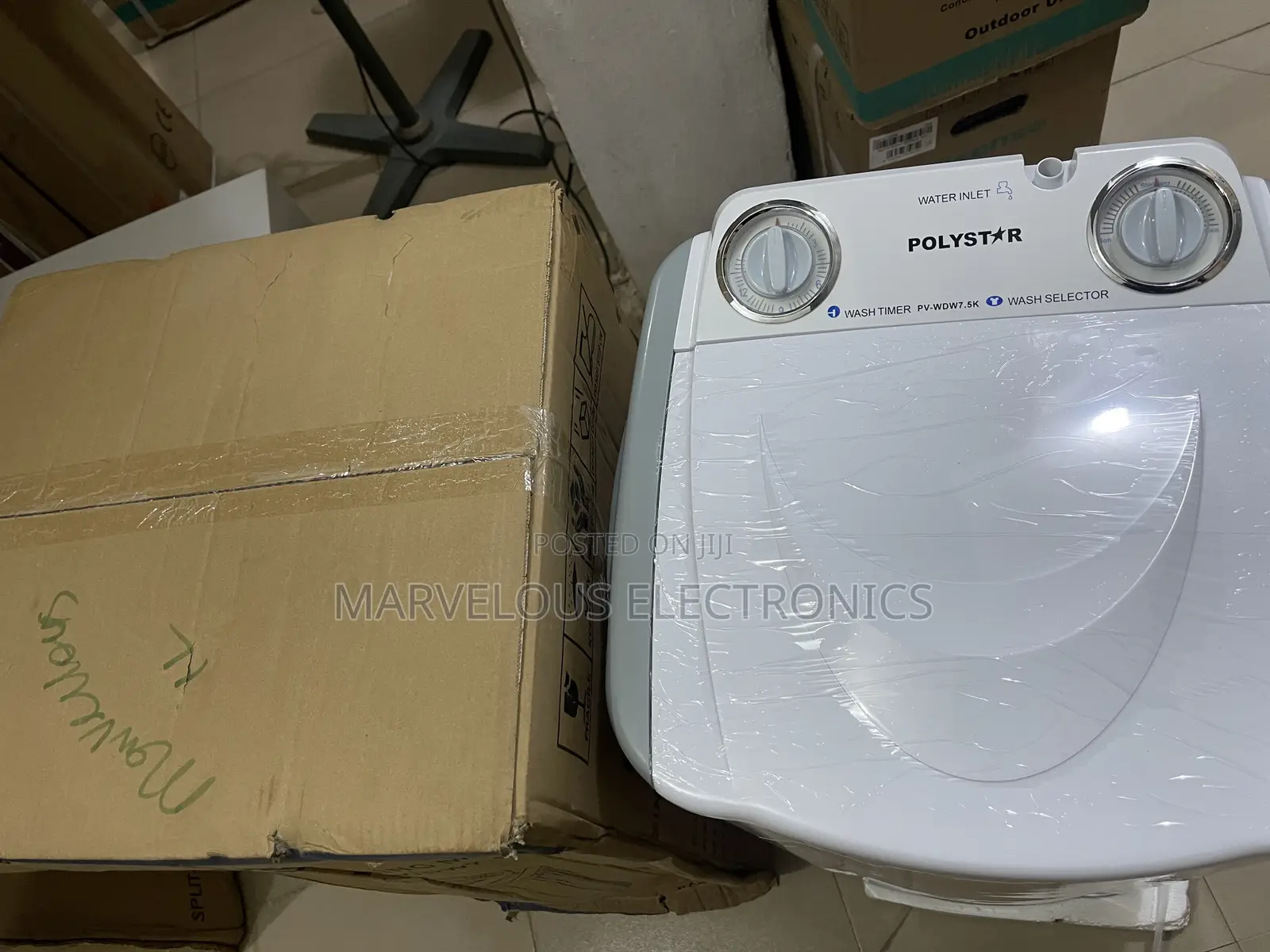 Brand New Polystar 7:5kg Single Washing Machine Full Coper