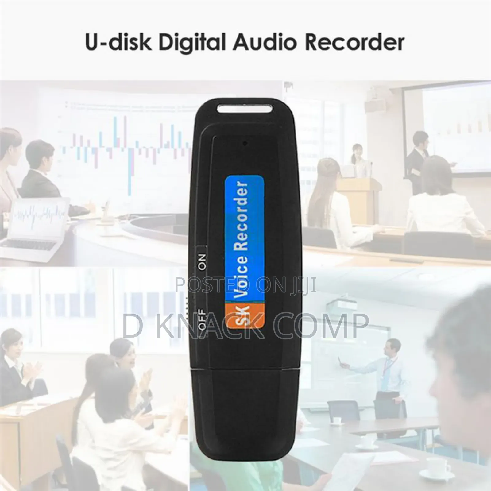 Portable Rechargeable U-Disk USB Digital Audio Voice Rec