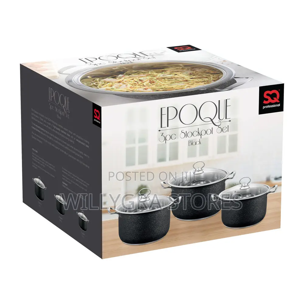 Stockpot Red 3pc Set