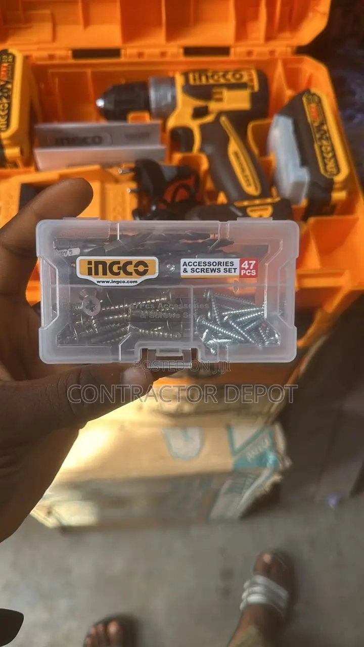 Ingco Lithium-Ion 20V Brushless Cordless Drill
