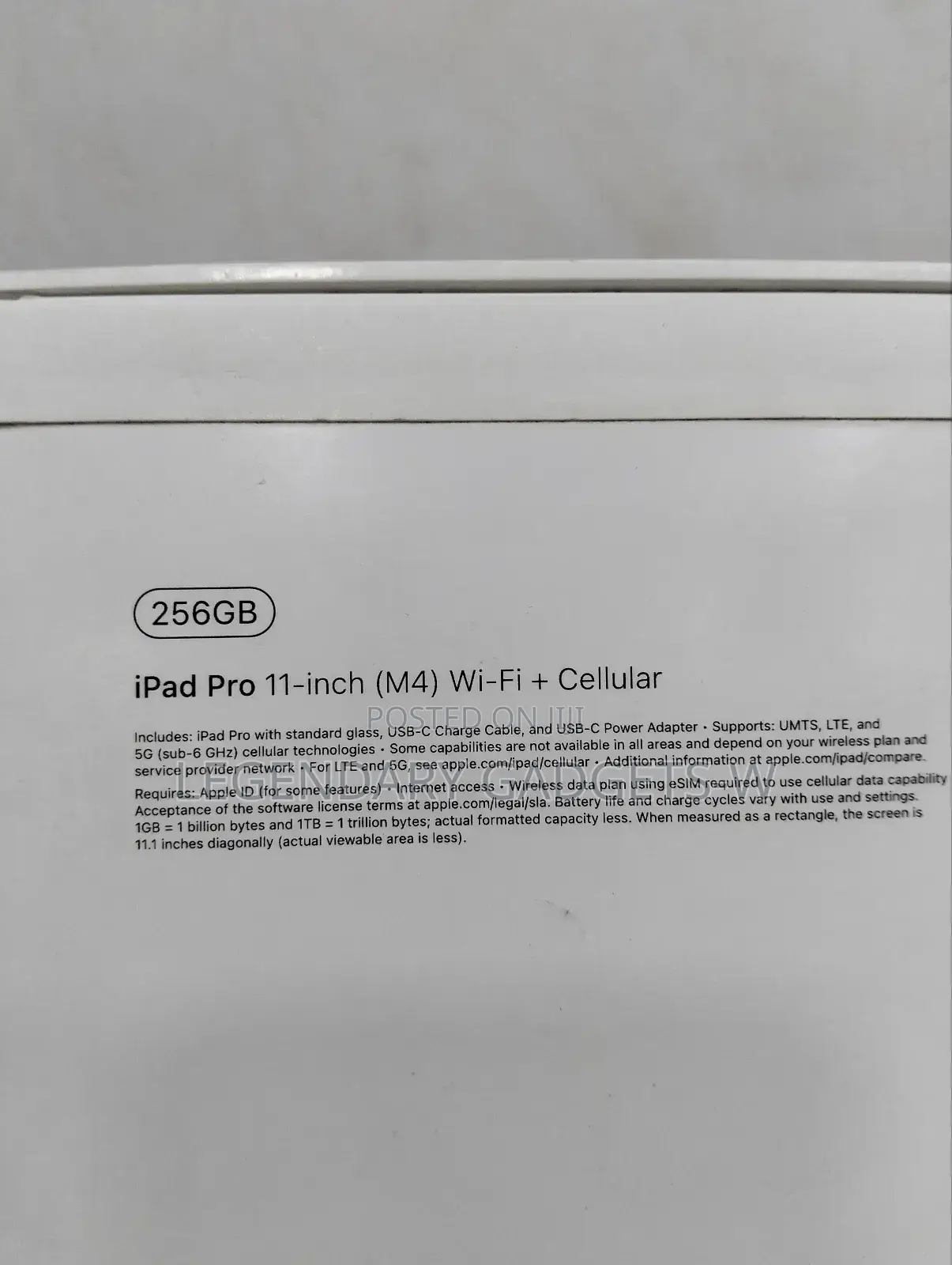 New Apple iPad Pro 11 (2024) 256 GB