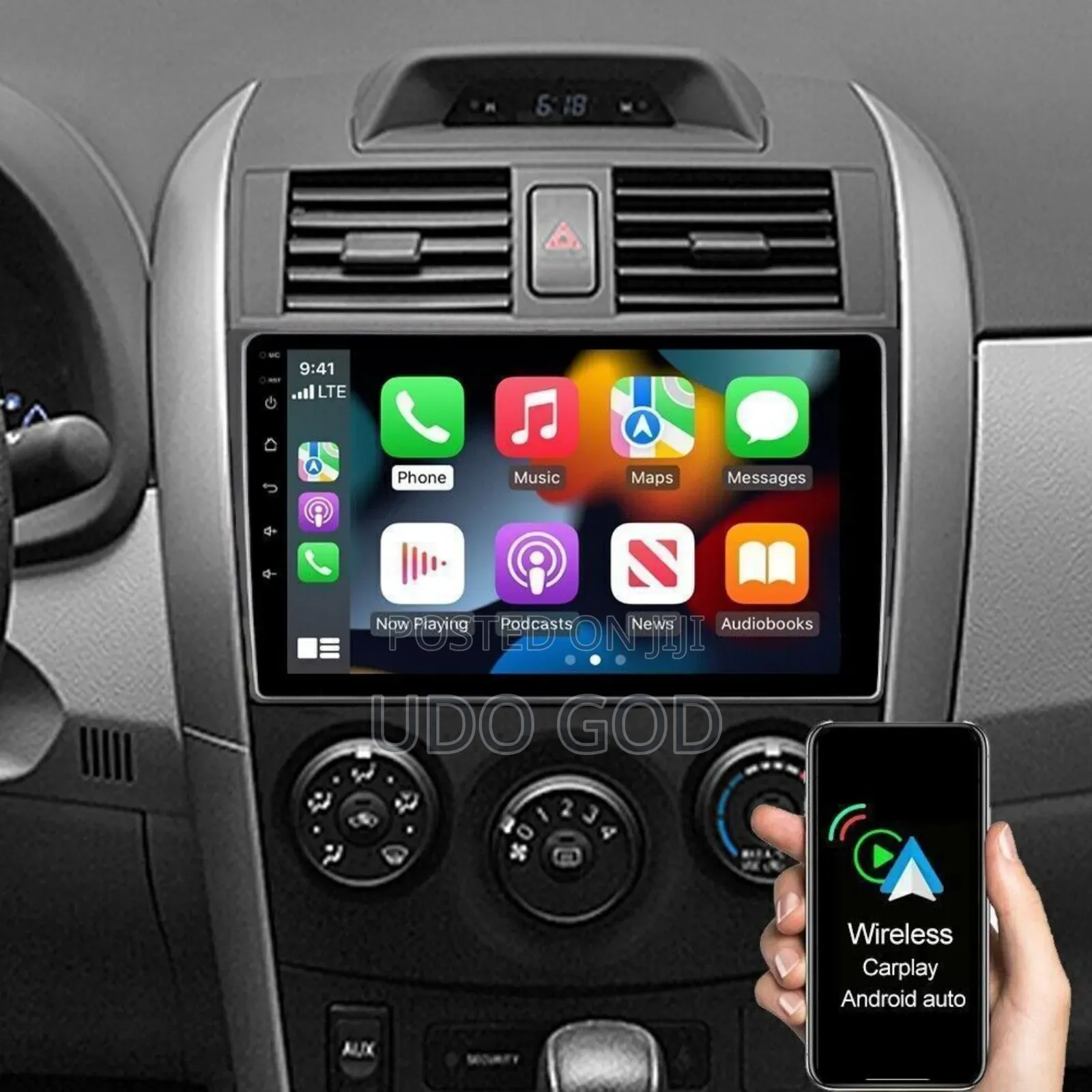 Toyota Corolla 2007-2011 Android Apple Car Play