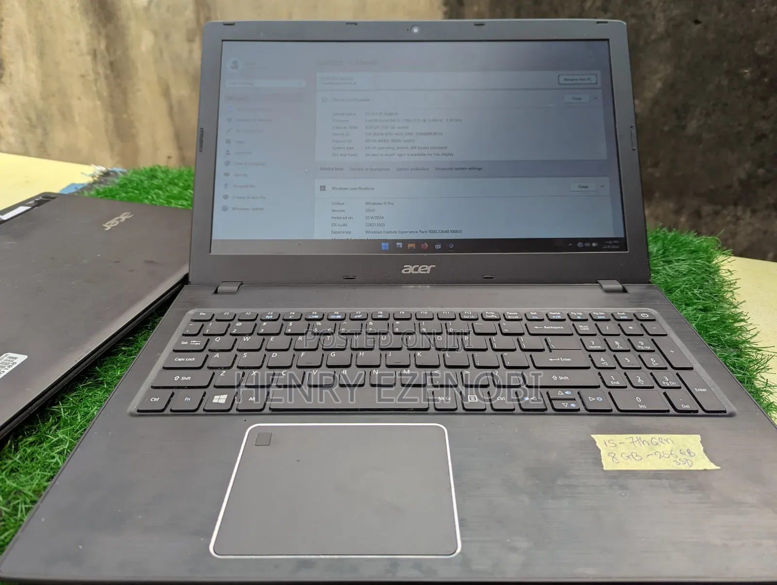 Laptop Acer 8GB Intel Core I5 SSD 256GB