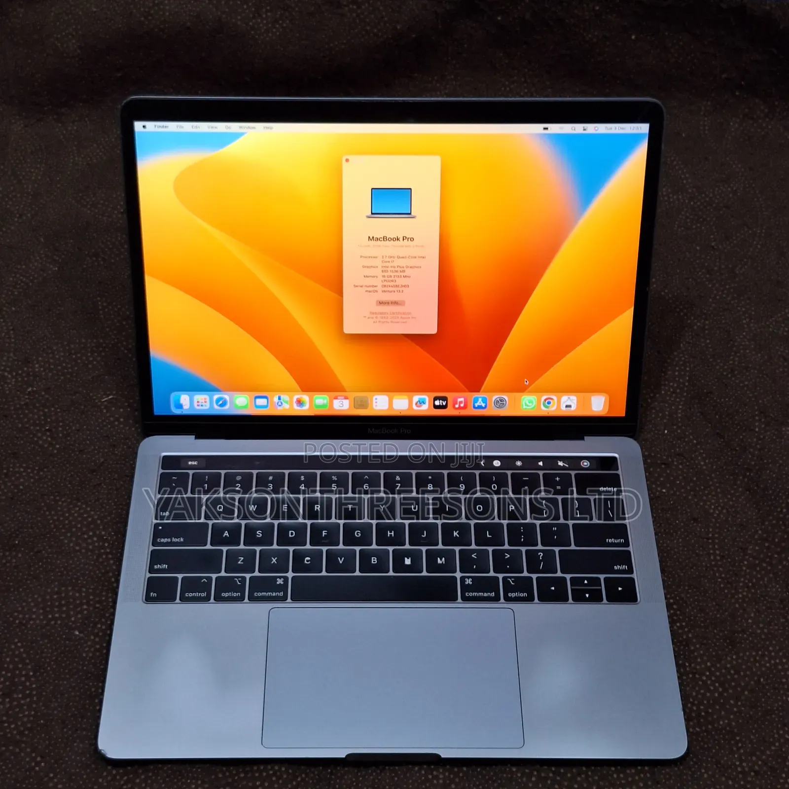 Laptop Apple MacBook Pro 2018 16GB Intel Core I7 SSD 512GB