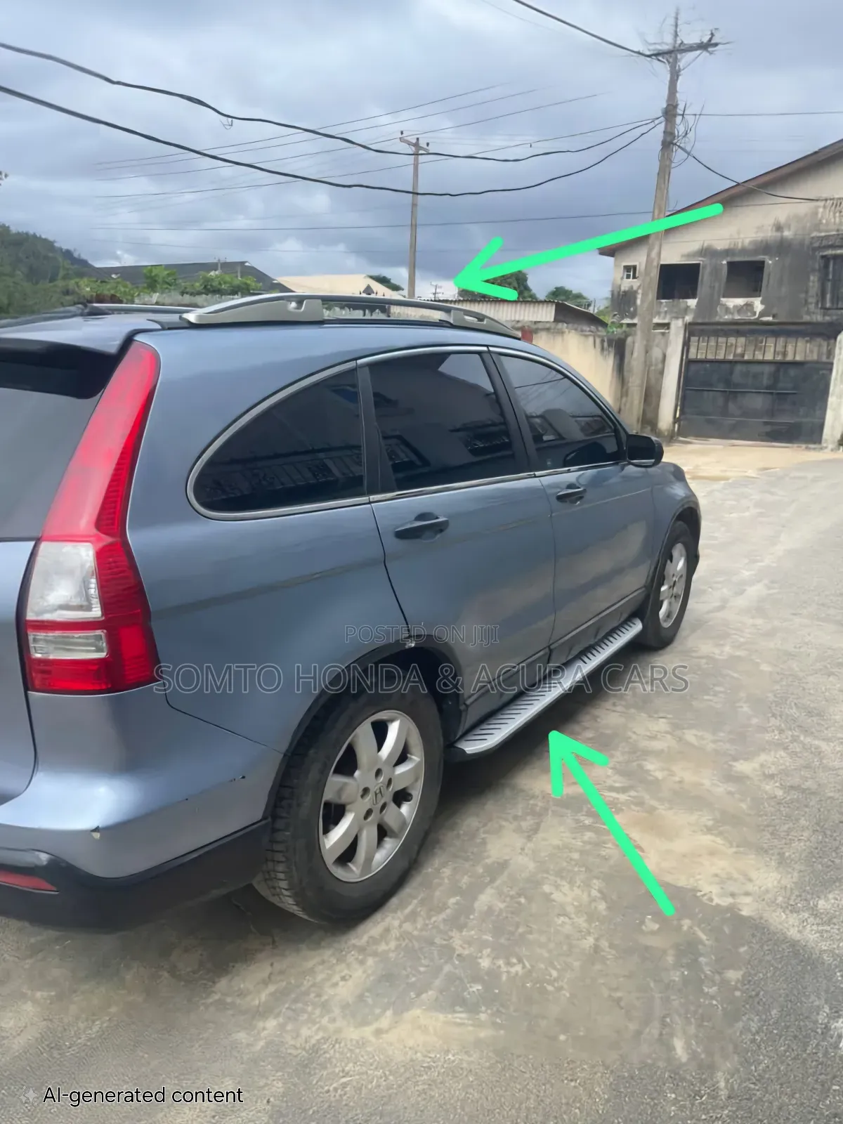 Side Step and Roof Carrier Honda CRV 2007-2011