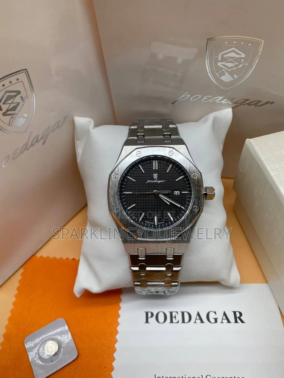 Silver Wristwatch for Men