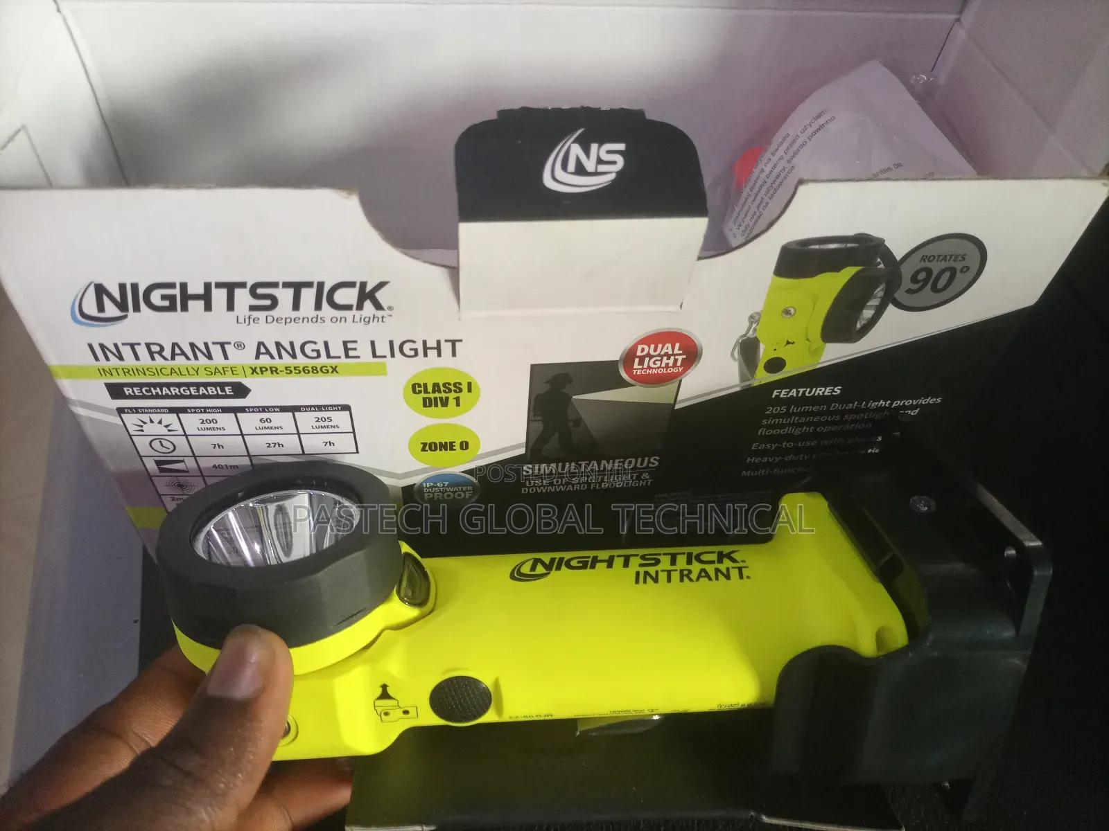 Nightstick Intrinsicallysafe Dual-light Angle Light XPP-5566