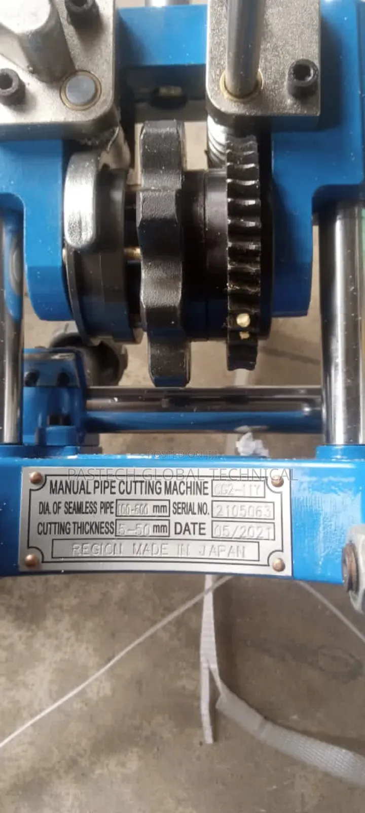 CG2-11Y Manual Tunnel Pipe Gas Cutting Machine