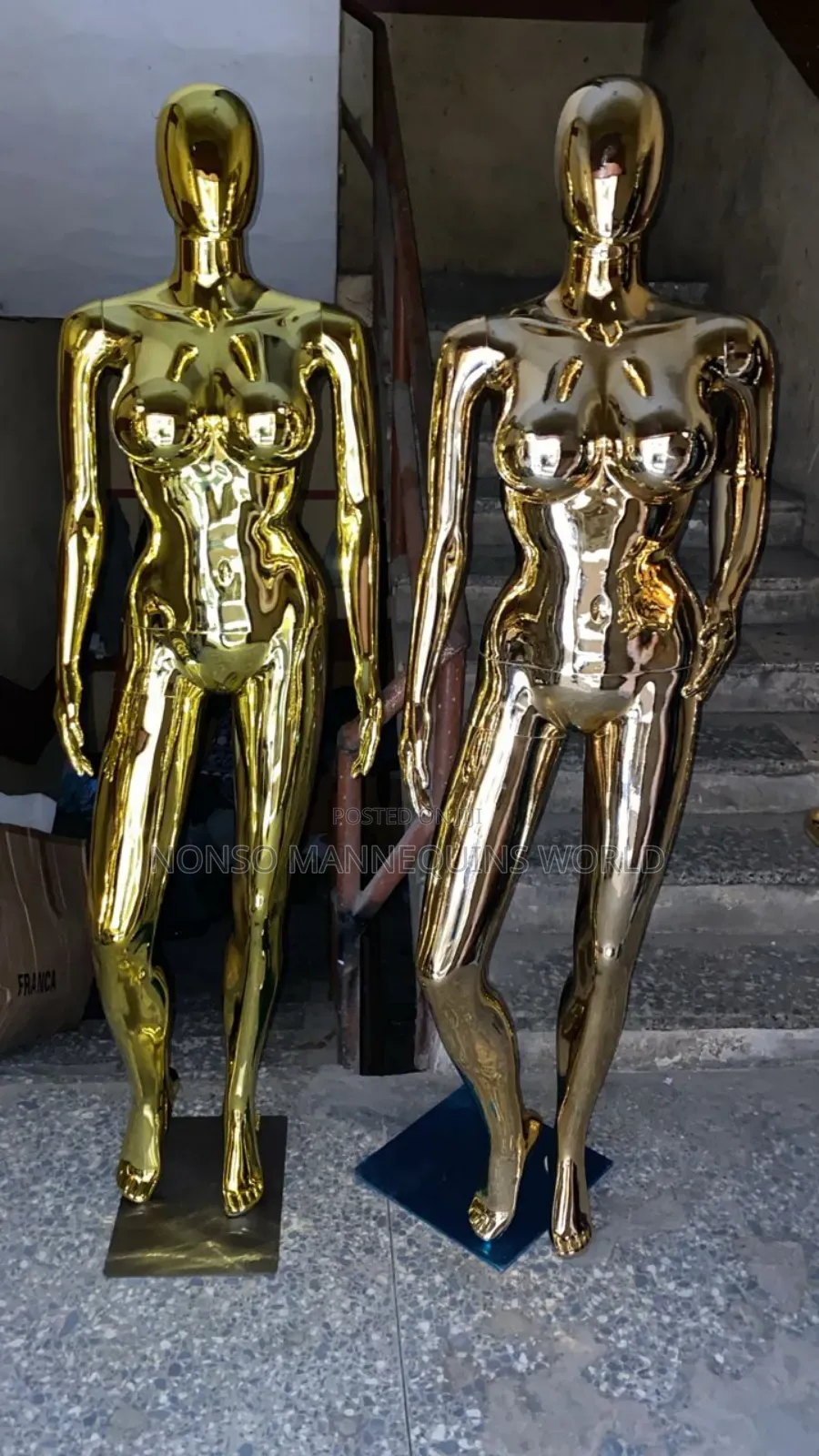 Two Shades of Gold Female Size 12 Mannequin