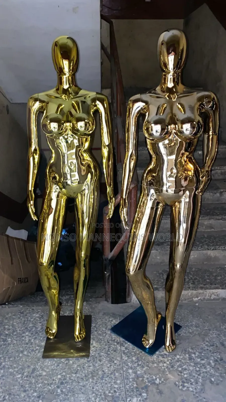 Two Shades of Gold Female Size 12 Mannequin