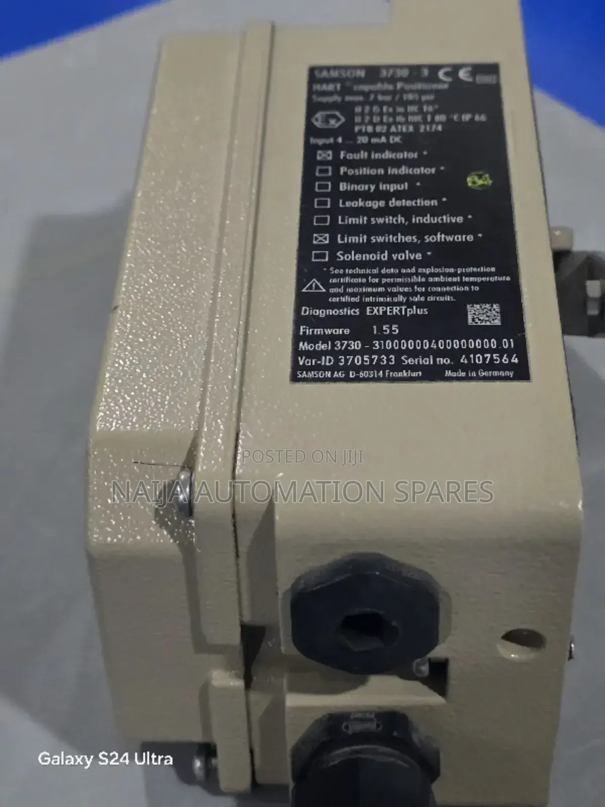Samson 3730-3 | Electro-Pneumatic Positioner (Hart)