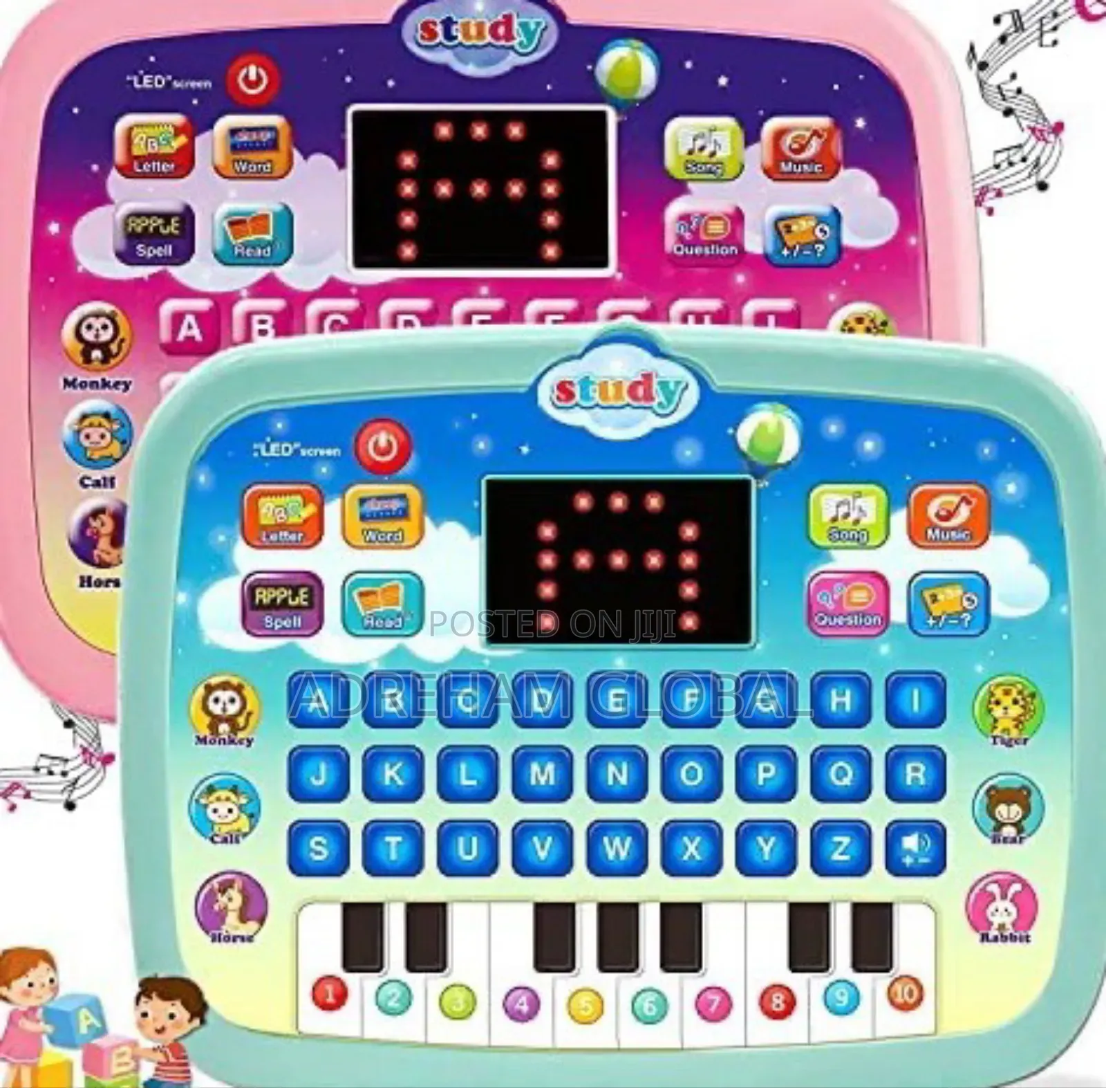 Kids Educational Learning iPad With Screen