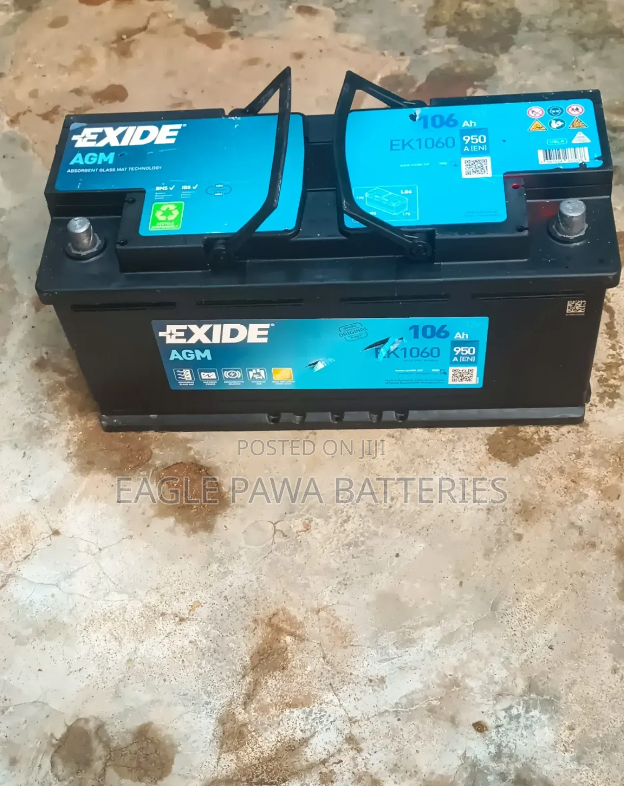Exide 105amps Agm