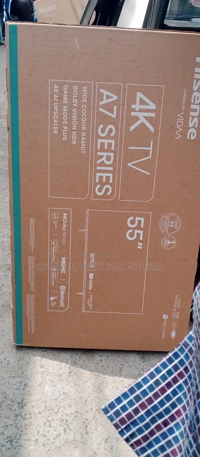 Hisense 55" Smart Android Tv,Netflix,Youtube,Bluetooth,2024