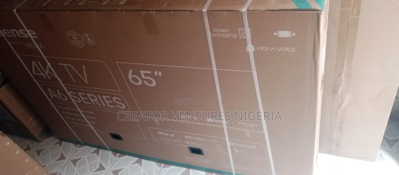 Hisense 65"Smart Android LED TV, NETFLIX,BLUETOOTH,USB,2024