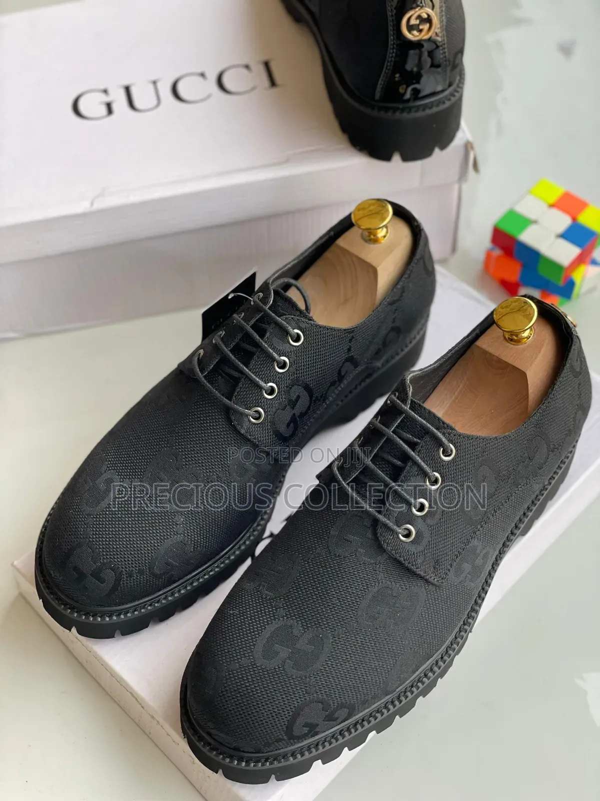 Men's Gucci Fabric Lace Up Shoes