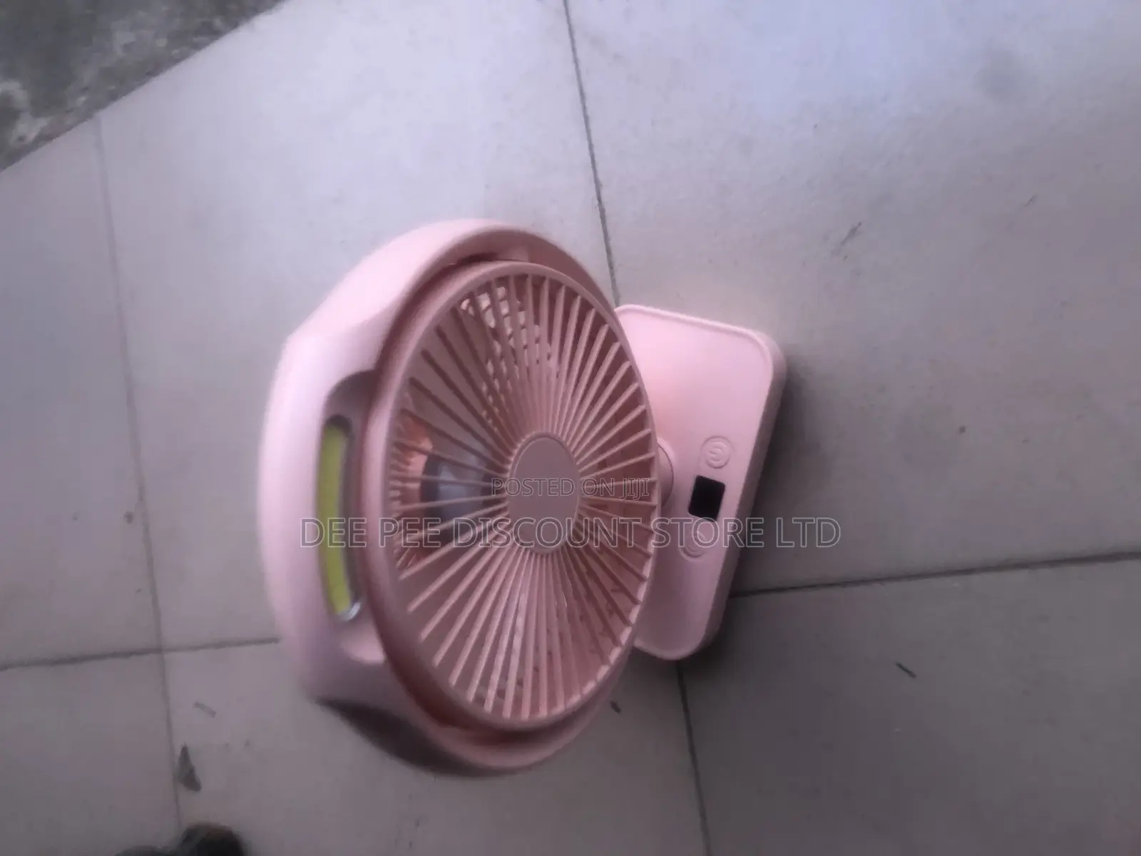 Rechargeable Rotating Fan With Light