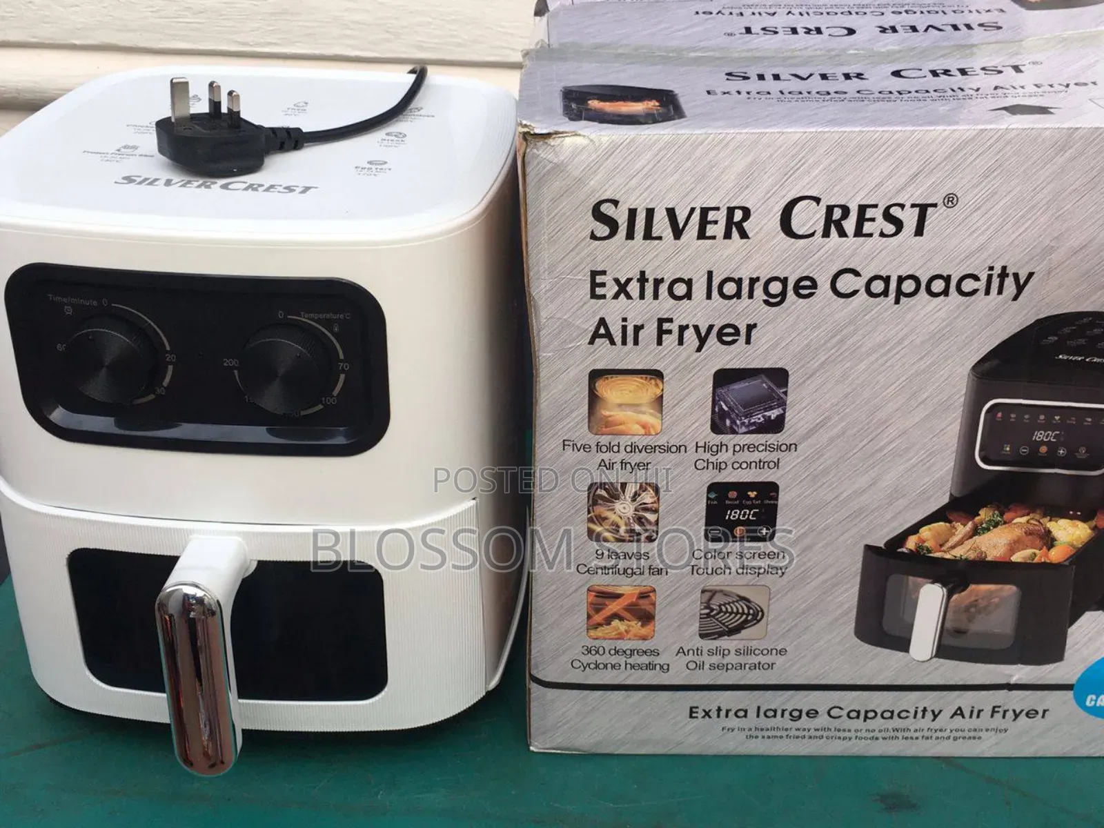 10ltr Large Capacity Silver Crest Manual Air Fryer