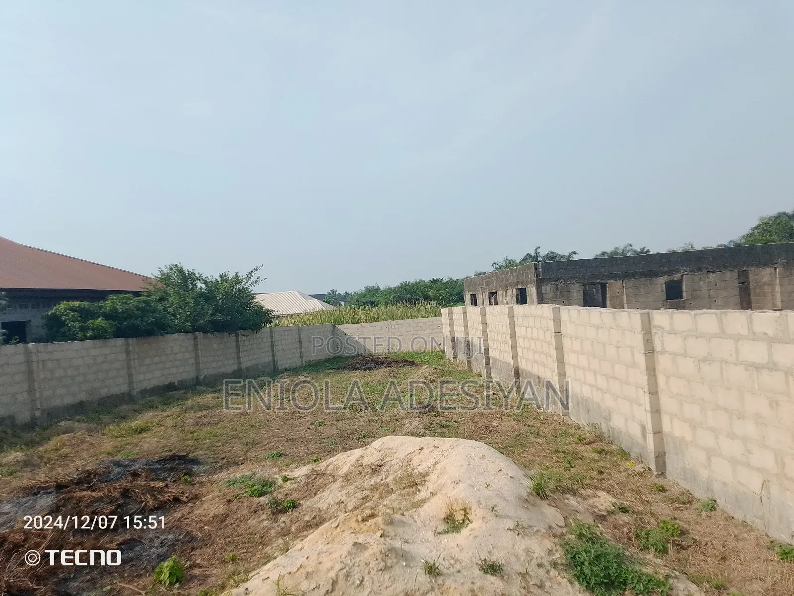 Full Plot For Sale At Ikorodu 60/120 Receipt, Survey Plan