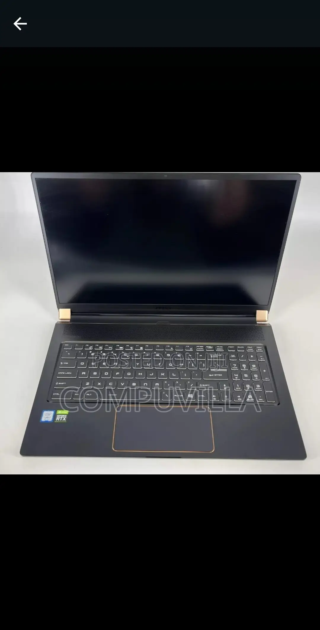 Laptop MSI GS75 Stealth 16GB Intel Core i7 SSD 512GB