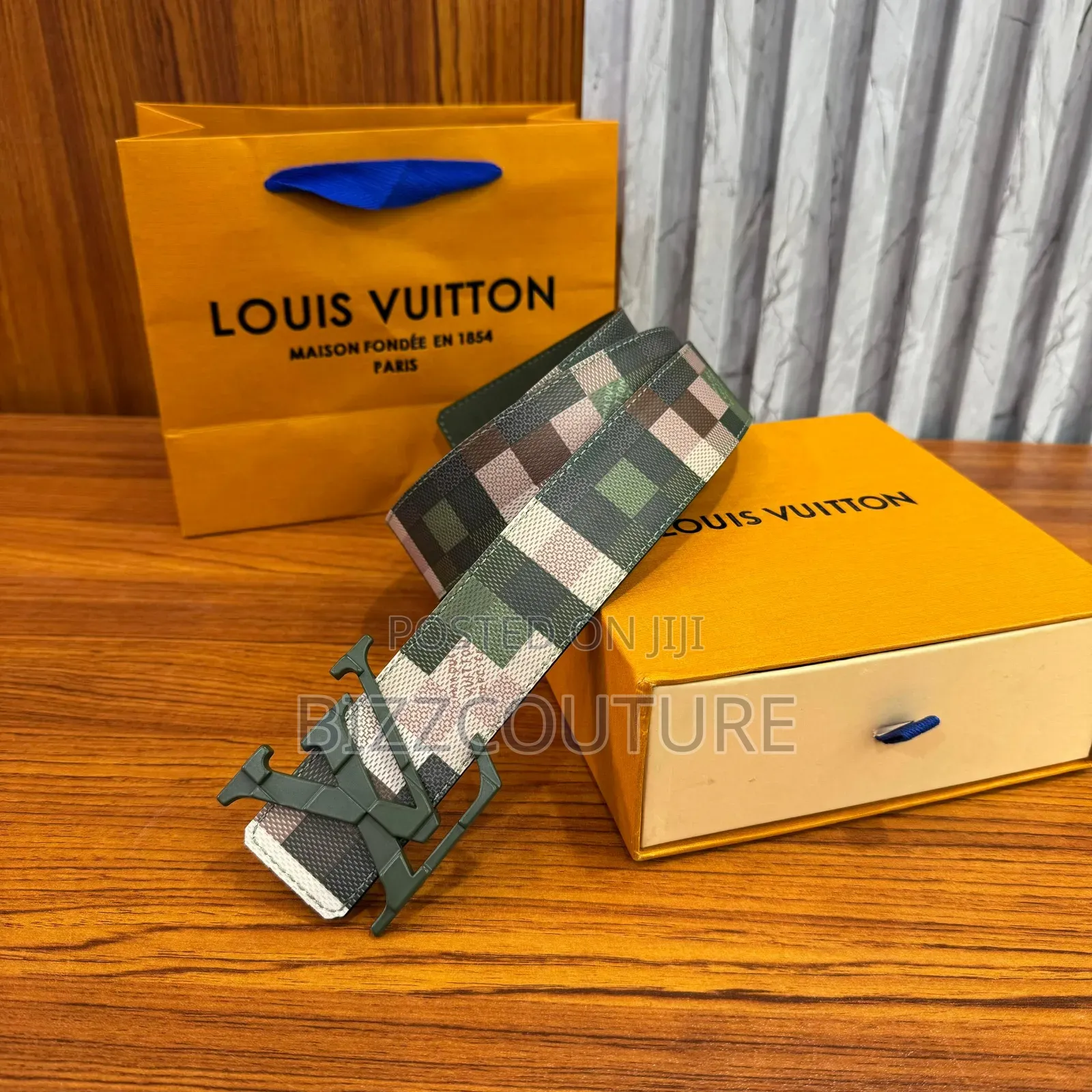 Original Louis Vuitton Leather Belts Available in Store