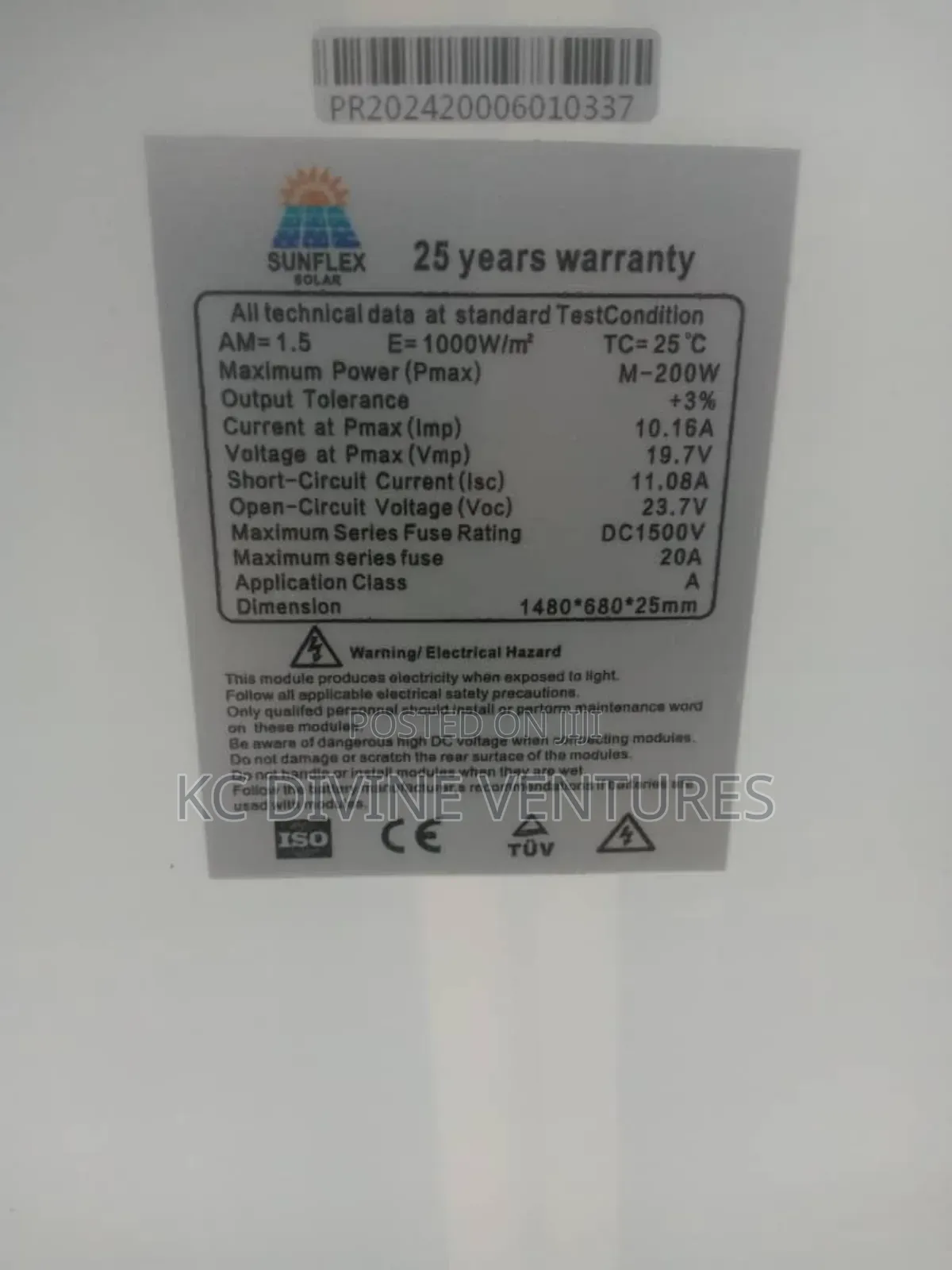 200watts 12volts Solar Panels