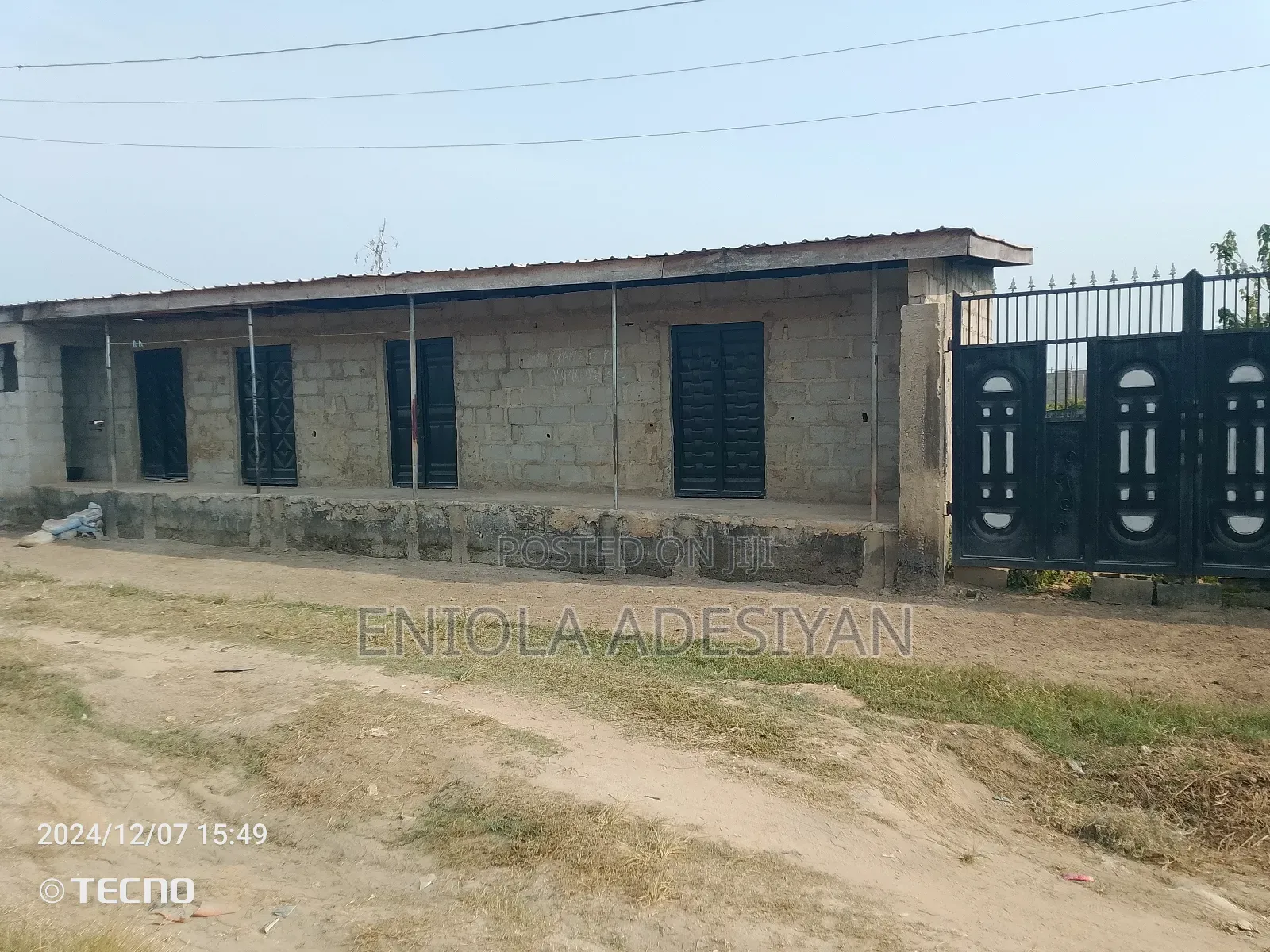 4 Shop With Toilet,Fence ND Gated at Morekete 650 Square MTR