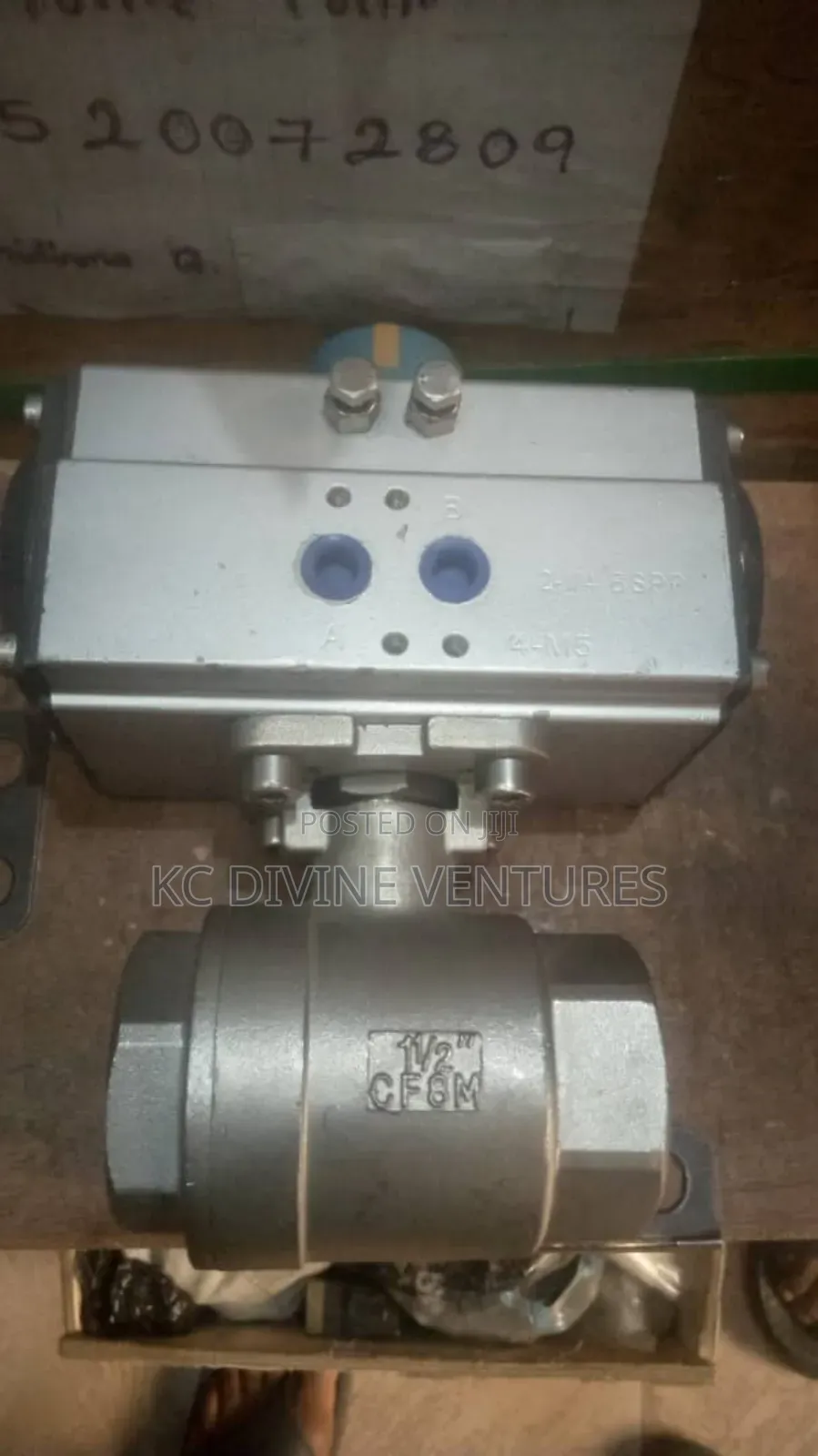 11⁄2" Inches Actuator Threaded Ball Valves.