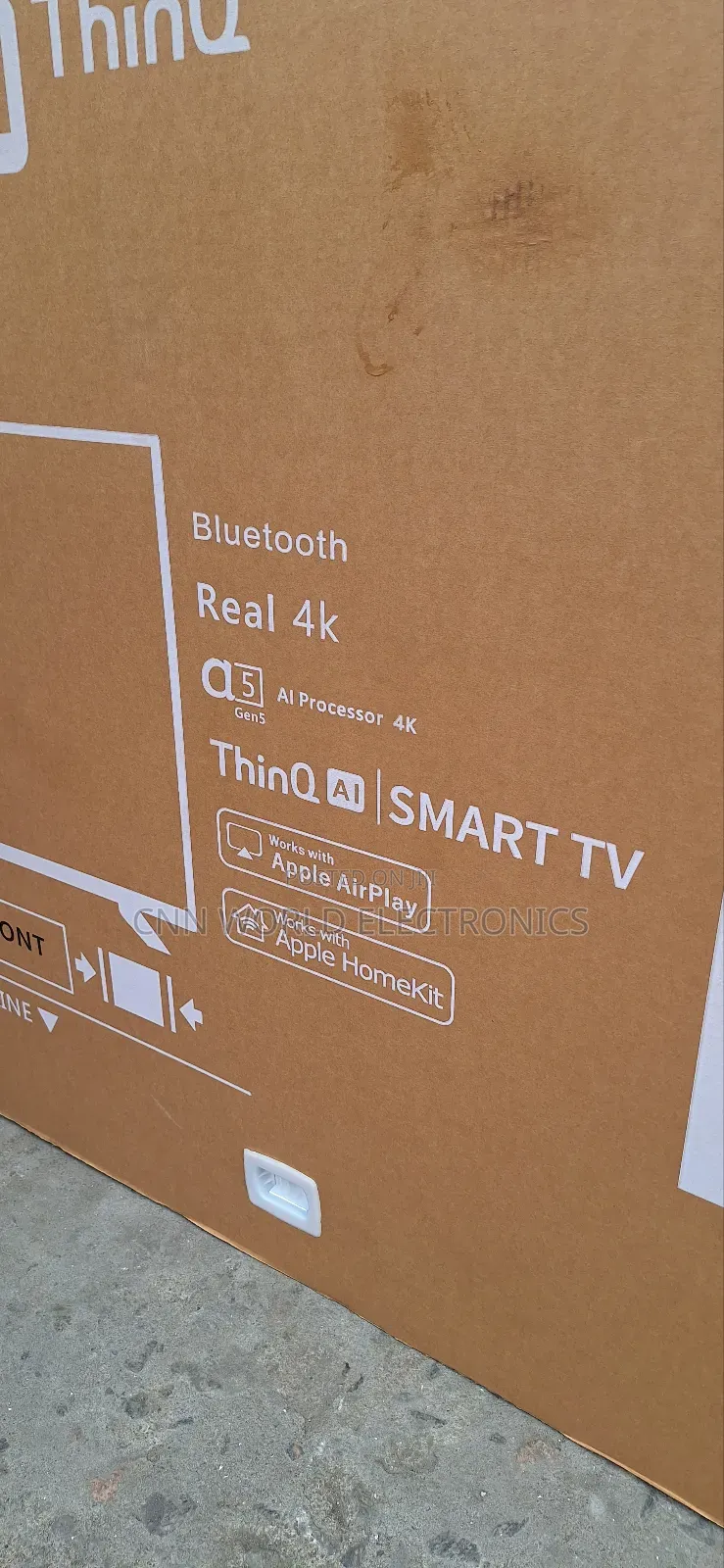 New Lg 86" Uhd Smart Flameless Netflix Youtube Bluetooth