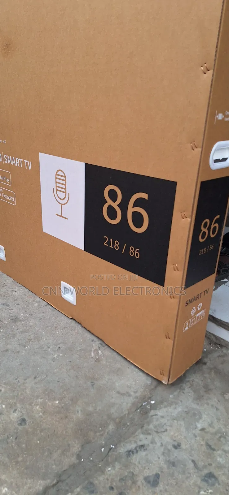 New Lg 86" Uhd Smart Flameless Netflix Youtube Bluetooth