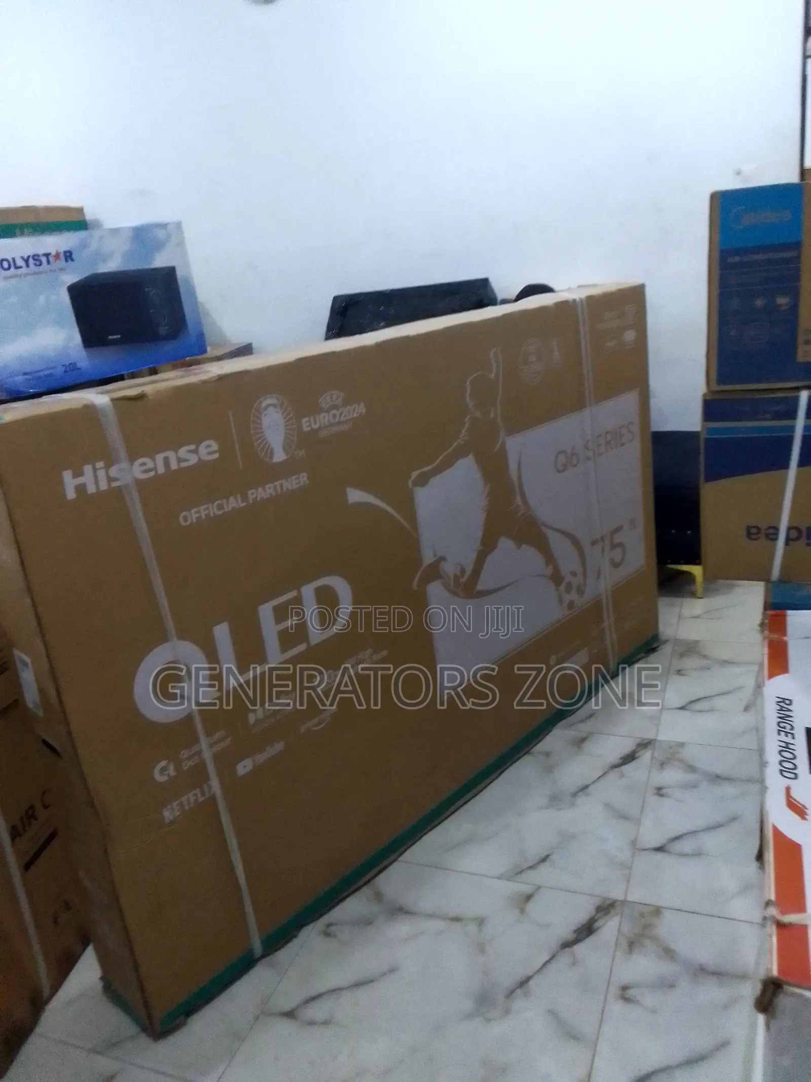 Modern and Stylish Hisense Qled Hisense 75 Inches"Q6 Series"