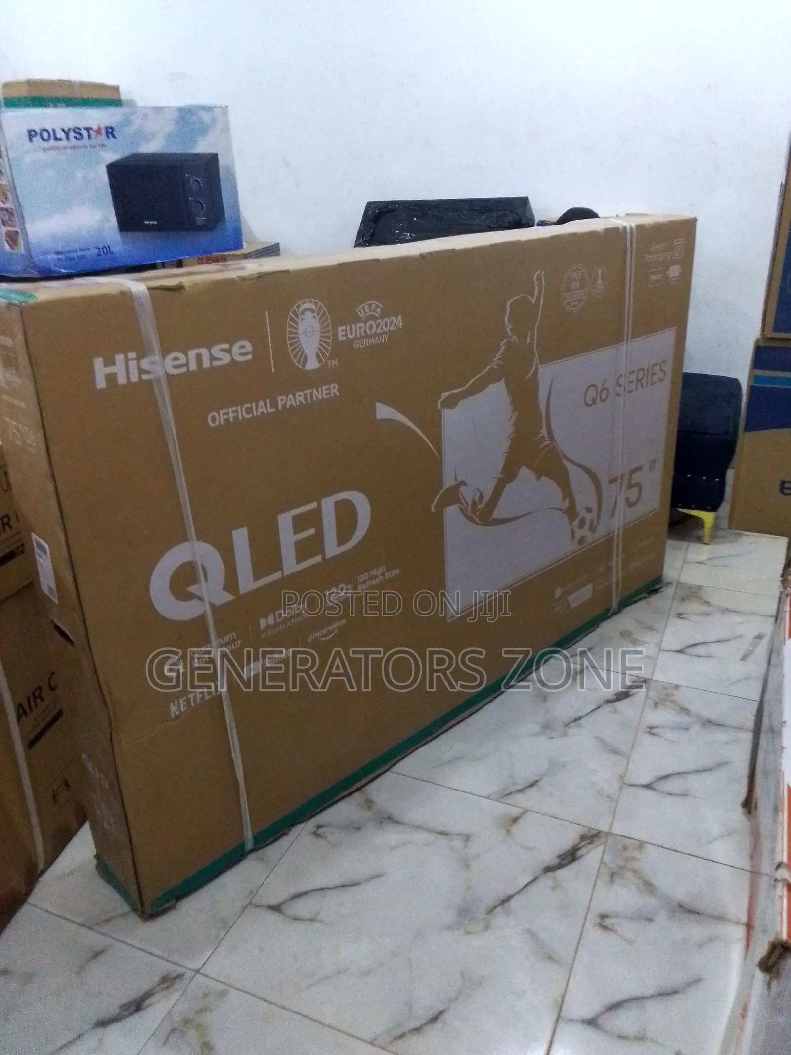 Modern and Stylish Hisense Qled Hisense 75 Inches"Q6 Series"