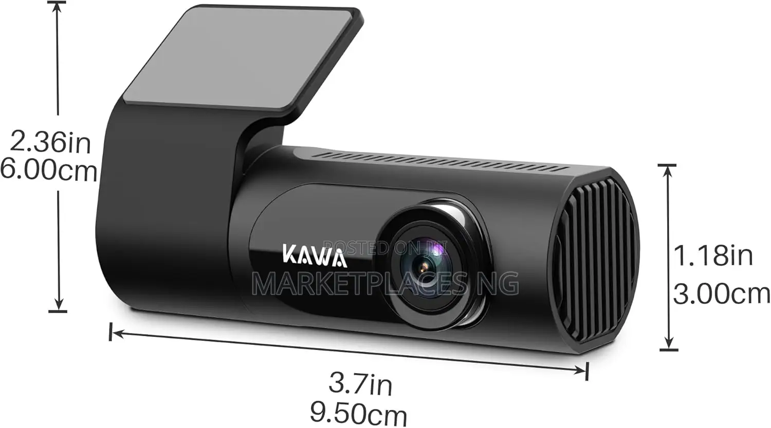 Kawa Wifi Dash Cam With Night Vision Voice Control
