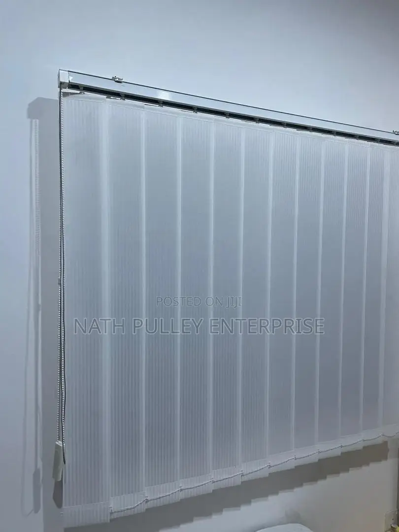 White Vertical Blinds(Fabric)