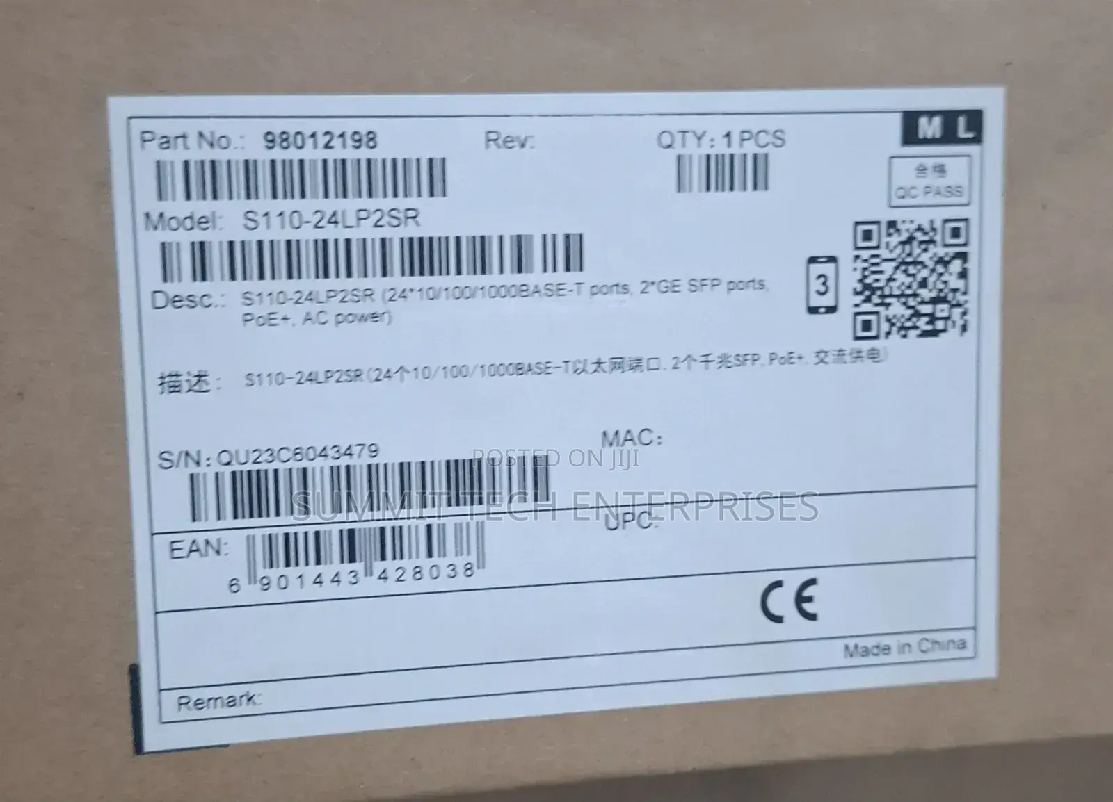 Huawei 24port Poe Switch Unmanaged