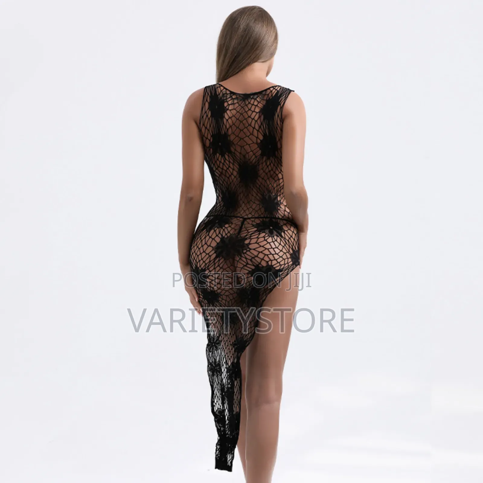 Ladies Roleplay Costume Fishnet Dress