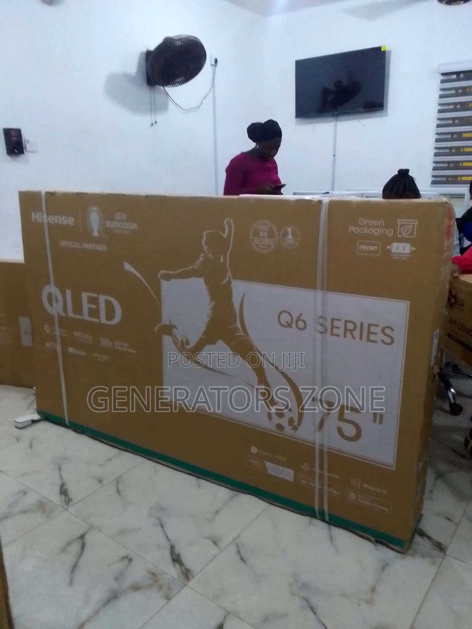 Robust Hisense Qled Hisense 75 Inches "Q6 Series"