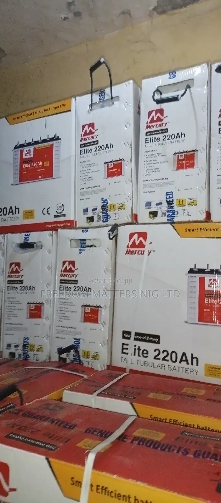 Mercury Solar Inverter Battery Original
