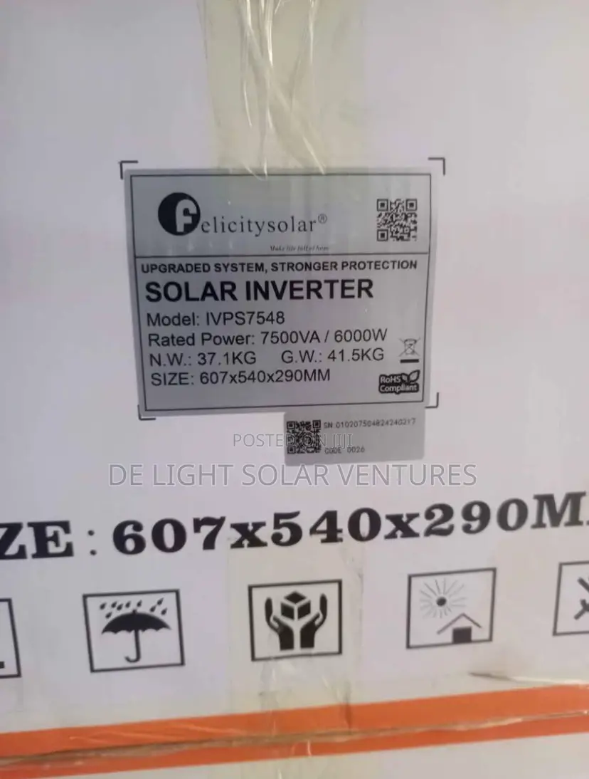 Felicity Solar INVERTER 7.5kva/48v