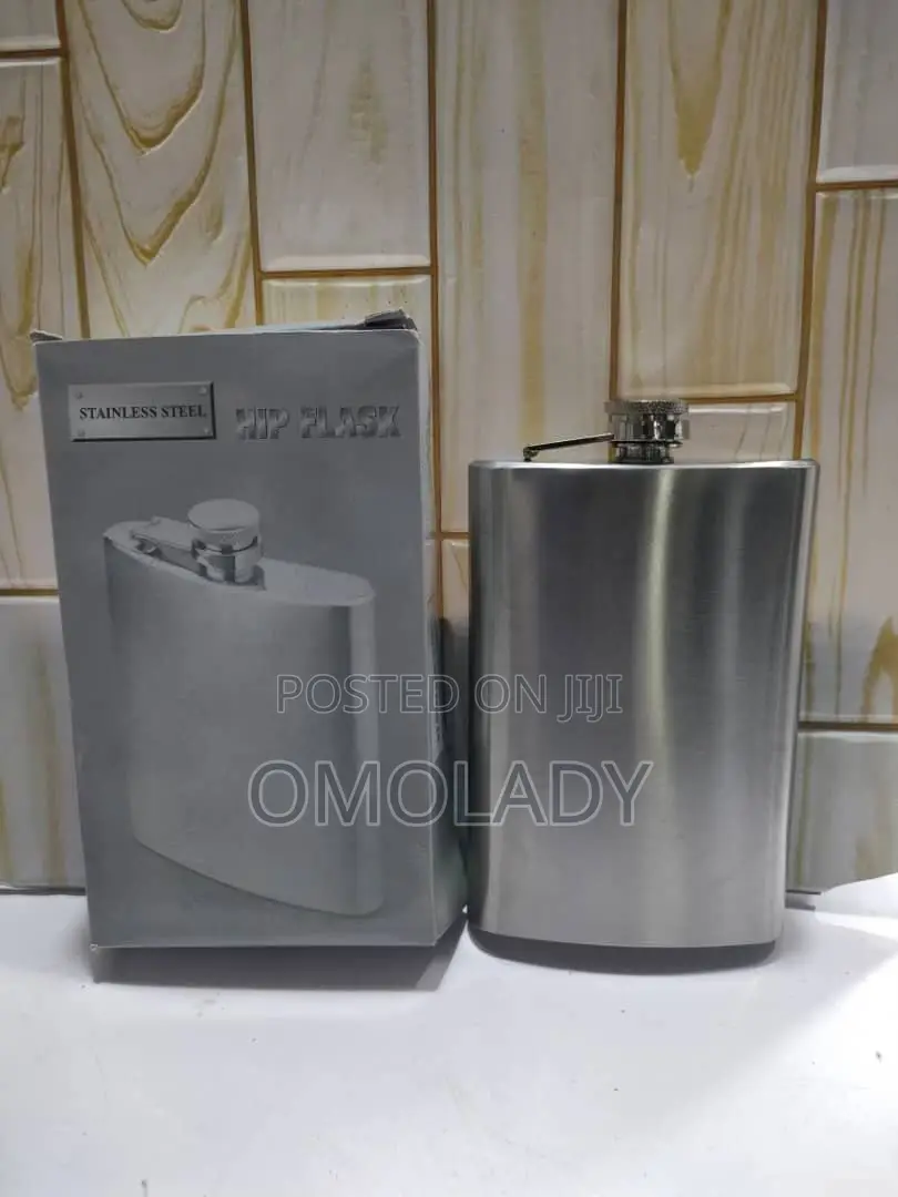Stainless Steel Hip Flask 9oz
