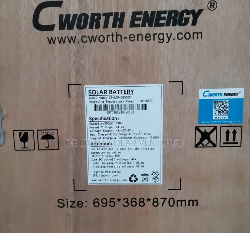 15kwh 51.2v C.Worth Solar Lithium Battery