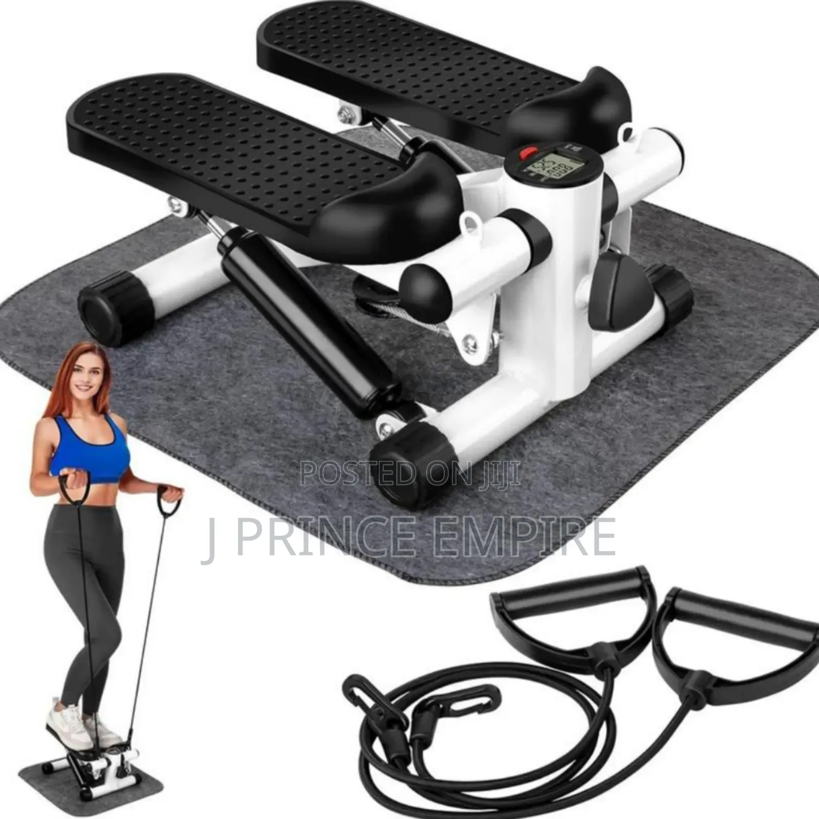 Fitness Stepper Machine With Resistance Band
