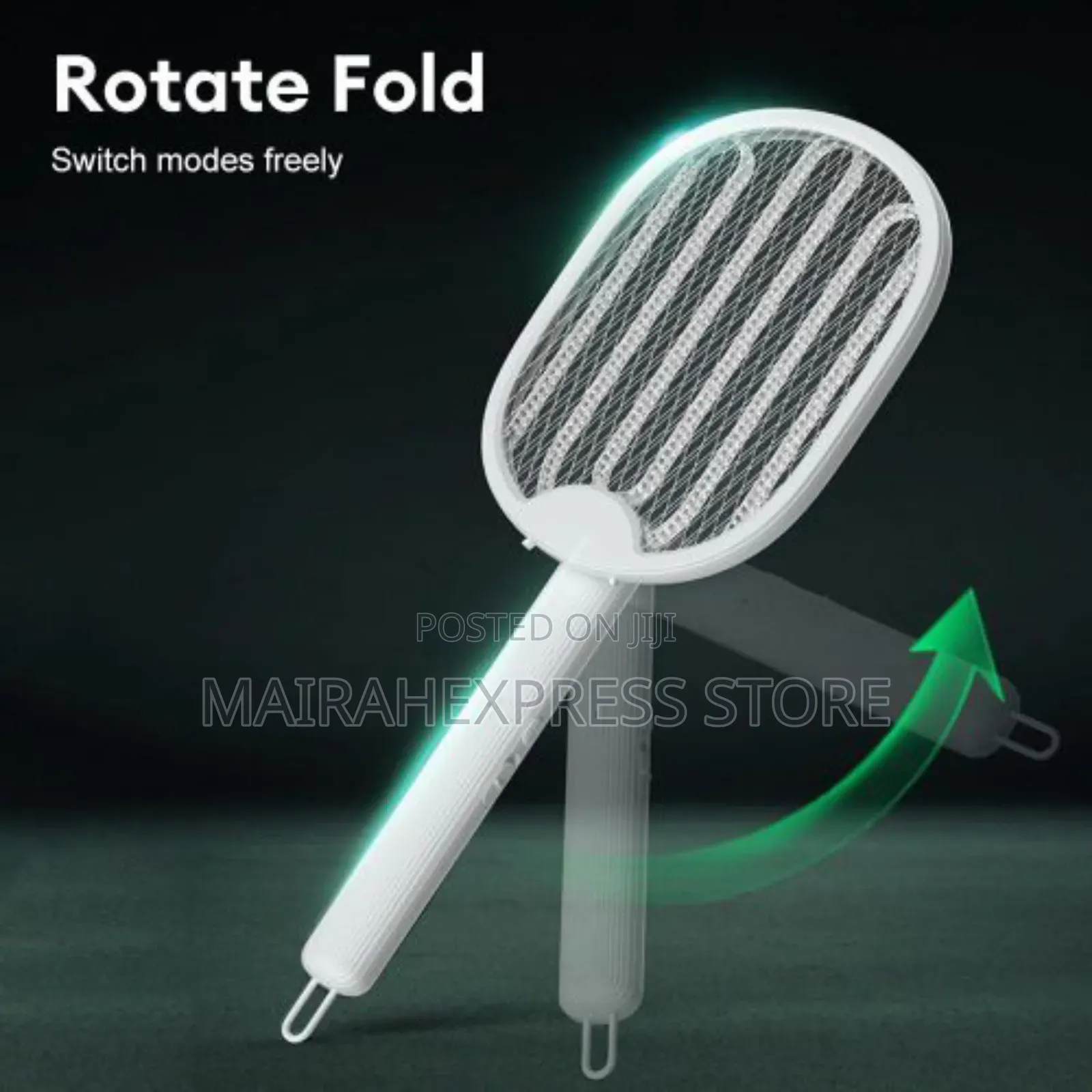 USB Rechargeable Mosquito Racket Insect Killer With UV Light