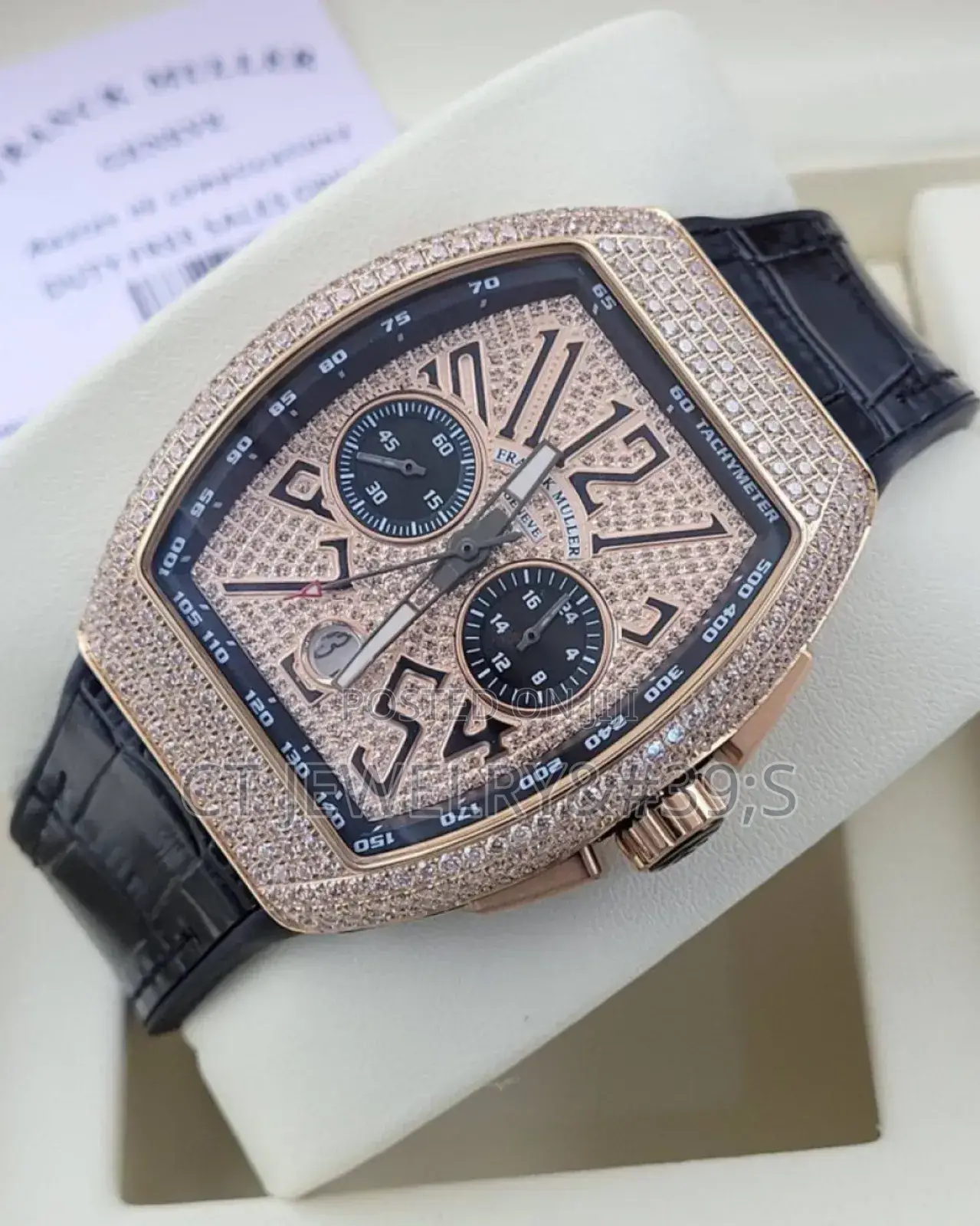 Ice Diamond Stones Franck Muller Geneva for the Fashionable