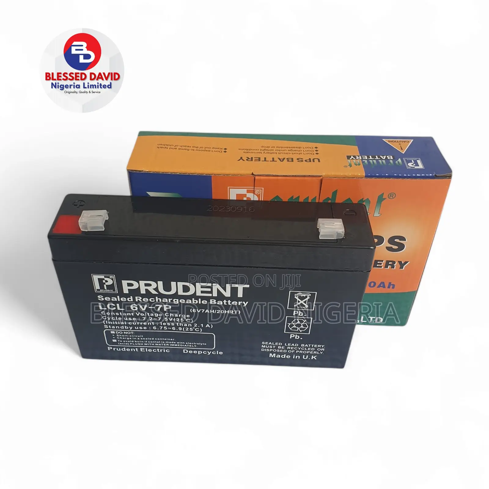 Prudent 6V 7ah Battery (6v7ah/20hrt)