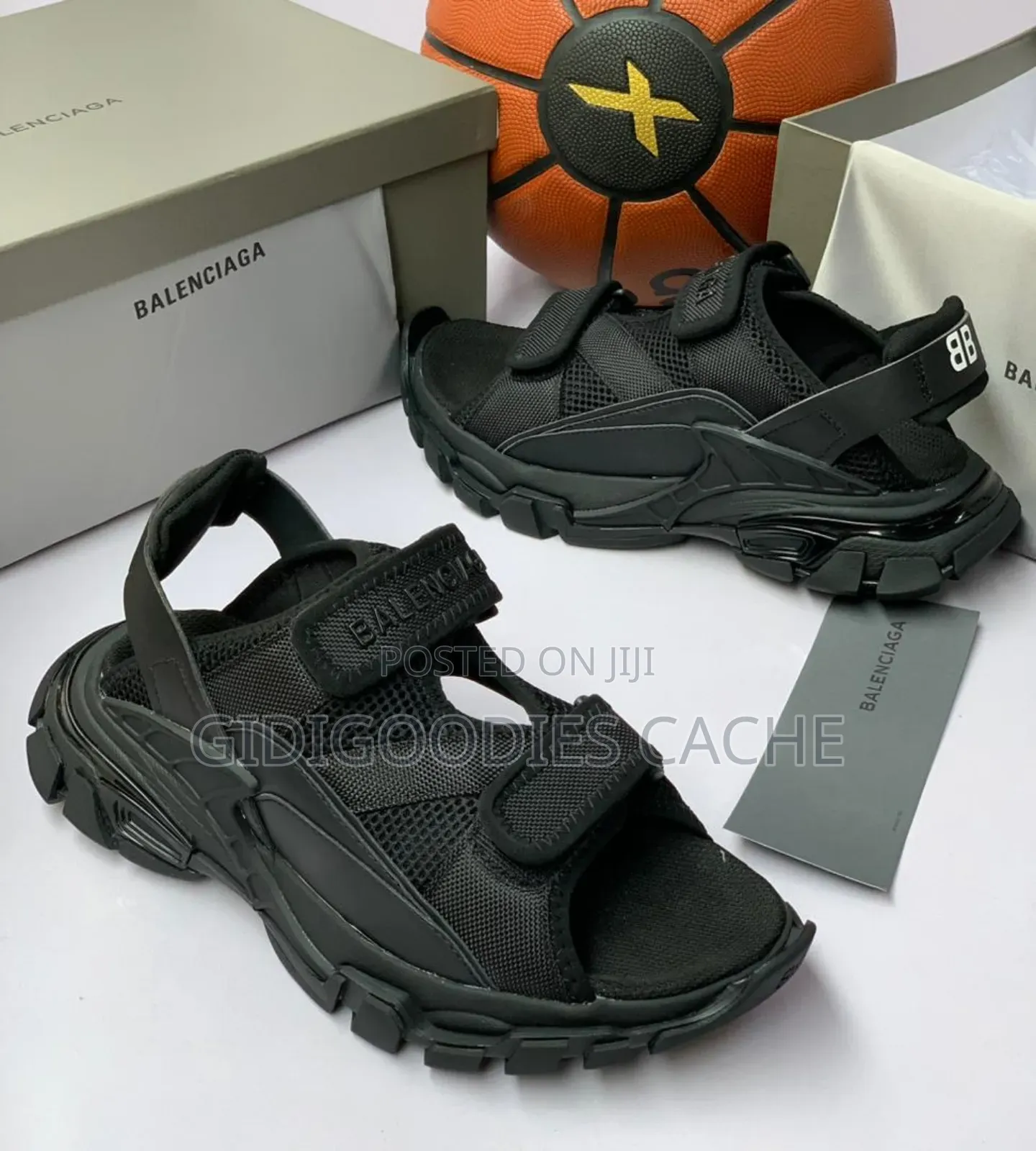 Balenciaga Monochrome Sandals