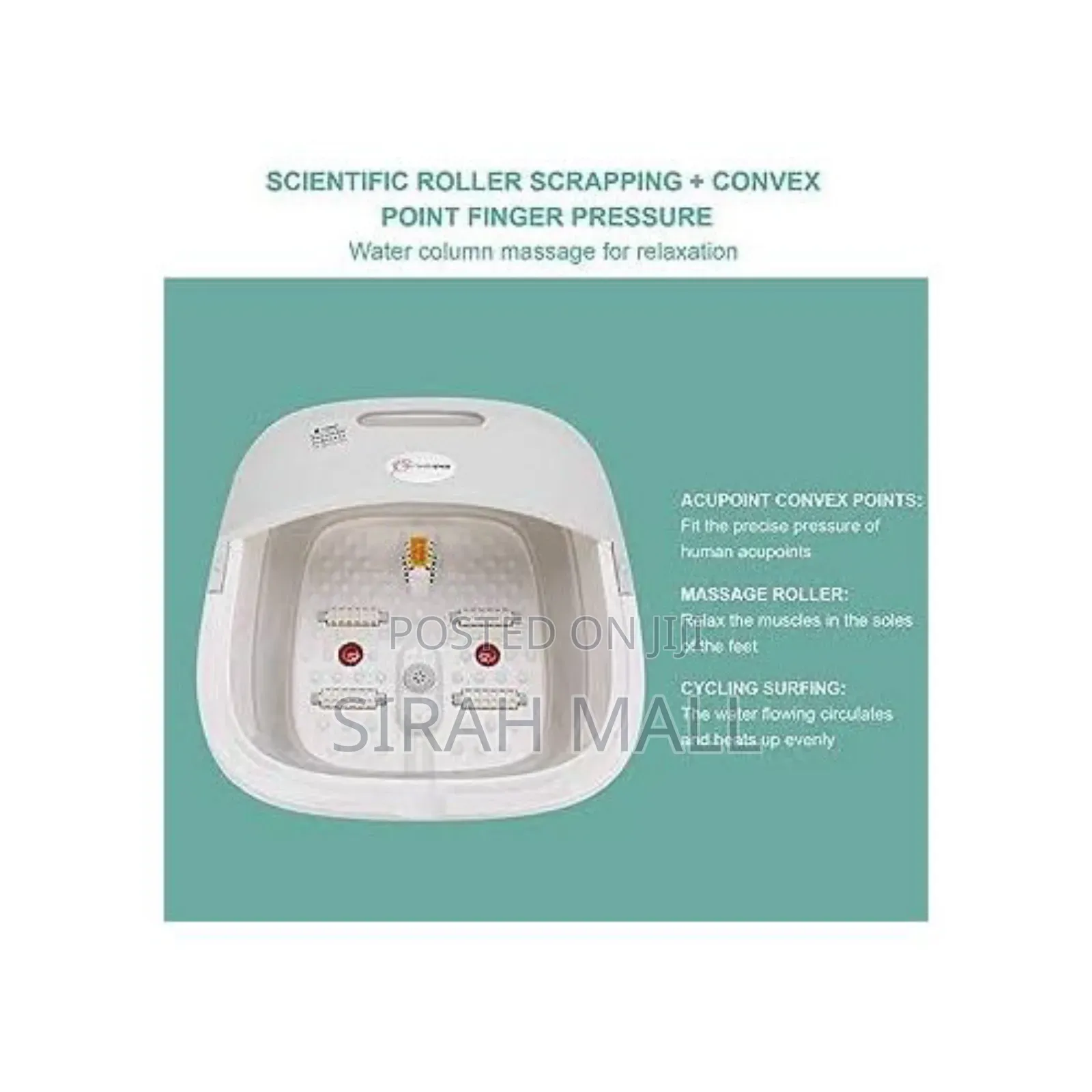 Zion Plus Pedicure Foot Spa With Infrared Heating Massage